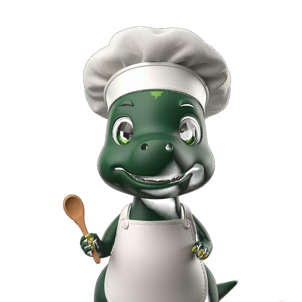 Miso the dinosaur chef